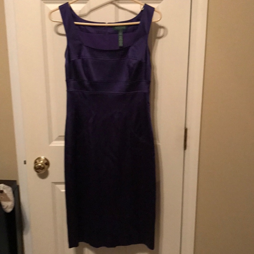 Violet cocktail dress